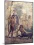 Italy, Naples, Naples Museum, from Pompeii, House of the Centaur, Hercules Slaying Nessus-Samuel Magal-Mounted Photographic Print