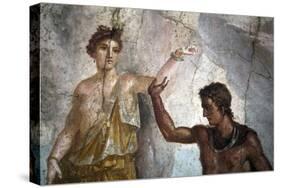 Italy, Naples, Naples Museum, from Pompeii, House of the Dioscuri (VI, 9, 6), Perseus and Andromeda-Samuel Magal-Stretched Canvas