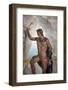 Italy, Naples, Naples Museum, from Pompeii, House of the Dioscuri (VI, 9, 6), Perseus and Andromeda-Samuel Magal-Framed Photographic Print