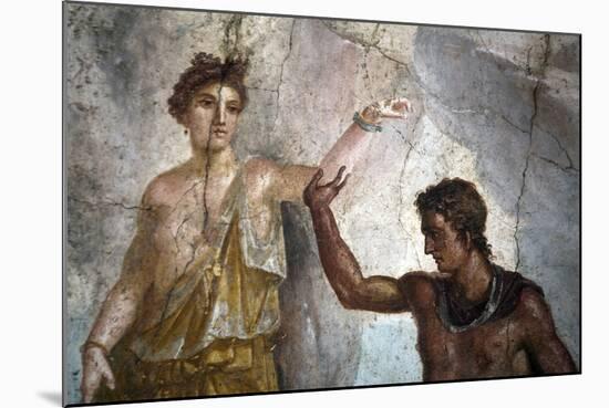 Italy, Naples, Naples Museum, from Pompeii, House of the Dioscuri (VI, 9, 6), Perseus and Andromeda-Samuel Magal-Mounted Photographic Print