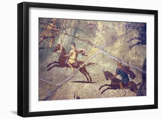 Italy, Naples, Naples Museum, from Pompeii, House of the Sailor (VII 15, 2), Niobids-Samuel Magal-Framed Photographic Print