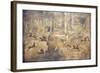 Italy, Naples, Naples Museum, from Pompeii, House of the Sailor (VII 15, 2), Niobids-Samuel Magal-Framed Photographic Print