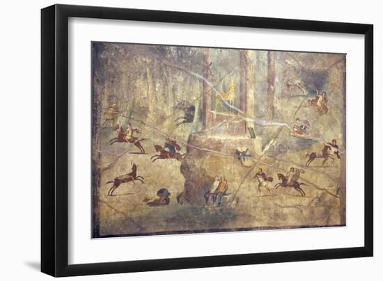 Italy, Naples, Naples Museum, from Pompeii, House of the Sailor (VII 15, 2), Niobids-Samuel Magal-Framed Photographic Print