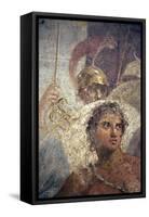 Italy, Naples, Naples Museum, from Pompeii, House of the Tragic Poet, Reg VI, Achilles and Briseis-Samuel Magal-Framed Stretched Canvas