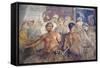 Italy, Naples, Naples Museum, from Pompeii, House of the Tragic Poet, Reg VI, Achilles and Briseis-Samuel Magal-Framed Stretched Canvas