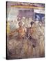 Italy, Naples, Naples Museum, from Pompeii, House of the Tragic Poet, Reg VI, Achilles and Briseis-Samuel Magal-Stretched Canvas