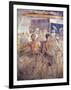 Italy, Naples, Naples Museum, from Pompeii, House of the Tragic Poet, Reg VI, Achilles and Briseis-Samuel Magal-Framed Photographic Print