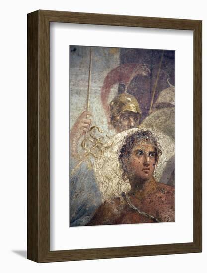 Italy, Naples, Naples Museum, from Pompeii, House of the Tragic Poet, Reg VI, Achilles and Briseis-Samuel Magal-Framed Photographic Print