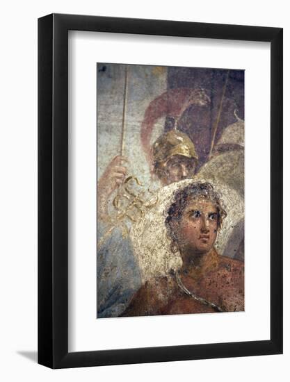 Italy, Naples, Naples Museum, from Pompeii, House of the Tragic Poet, Reg VI, Achilles and Briseis-Samuel Magal-Framed Photographic Print