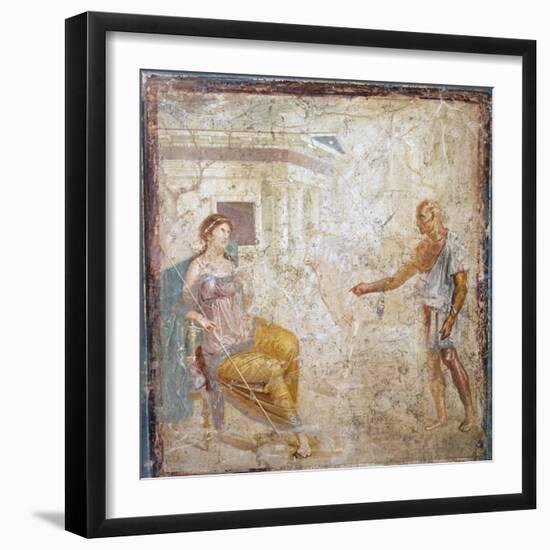 Italy, Naples, Naples Museum, from Pompeii, House of Vettii (VII 4, 48), Daedalus and Pasiphae-Samuel Magal-Framed Photographic Print