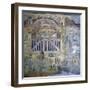 Italy, Naples, Naples Museum, from Pompeii, (peristyle) (I, 3,23), Amphitheater showing battle-Samuel Magal-Framed Photographic Print