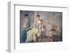 Italy, Naples, Naples Museum, from Pompeii, Prince of Montenegro House VII, Hercules and Omphale-Samuel Magal-Framed Premium Photographic Print