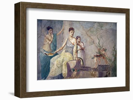 Italy, Naples, Naples Museum, from Pompeii, Prince of Montenegro House VII, Hercules and Omphale-Samuel Magal-Framed Photographic Print