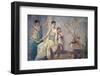 Italy, Naples, Naples Museum, from Pompeii, Prince of Montenegro House VII, Hercules and Omphale-Samuel Magal-Framed Photographic Print