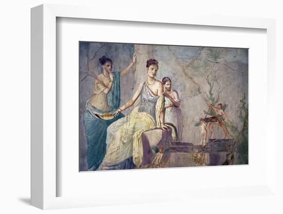 Italy, Naples, Naples Museum, from Pompeii, Prince of Montenegro House VII, Hercules and Omphale-Samuel Magal-Framed Photographic Print