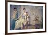 Italy, Naples, Naples Museum, from Pompeii, Prince of Montenegro House VII, Hercules and Omphale-Samuel Magal-Framed Photographic Print