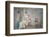 Italy, Naples, Naples Museum, from Pompeii, Prince of Montenegro House VII, Hercules and Omphale-Samuel Magal-Framed Photographic Print