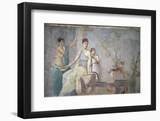 Italy, Naples, Naples Museum, from Pompeii, Prince of Montenegro House VII, Hercules and Omphale-Samuel Magal-Framed Photographic Print