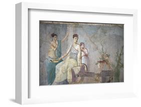 Italy, Naples, Naples Museum, from Pompeii, Prince of Montenegro House VII, Hercules and Omphale-Samuel Magal-Framed Photographic Print