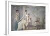 Italy, Naples, Naples Museum, from Pompeii, Prince of Montenegro House VII, Hercules and Omphale-Samuel Magal-Framed Photographic Print