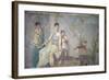 Italy, Naples, Naples Museum, from Pompeii, Prince of Montenegro House VII, Hercules and Omphale-Samuel Magal-Framed Photographic Print