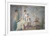 Italy, Naples, Naples Museum, from Pompeii, Prince of Montenegro House VII, Hercules and Omphale-Samuel Magal-Framed Photographic Print