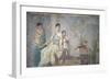 Italy, Naples, Naples Museum, from Pompeii, Prince of Montenegro House VII, Hercules and Omphale-Samuel Magal-Framed Photographic Print