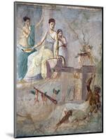 Italy, Naples, Naples Museum, from Pompeii, Prince of Montenegro House VII, Hercules and Omphale-Samuel Magal-Mounted Photographic Print