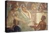 Italy, Naples, Naples Museum, from Pompeii, The Tragic Poet House (VI 8, 3-5), Alecesti and Admeto-Samuel Magal-Stretched Canvas