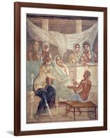 Italy, Naples, Naples Museum, from Pompeii, The Tragic Poet House (VI 8, 3-5), Alecesti and Admeto-Samuel Magal-Framed Photographic Print