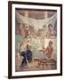 Italy, Naples, Naples Museum, from Pompeii, The Tragic Poet House (VI 8, 3-5), Alecesti and Admeto-Samuel Magal-Framed Photographic Print