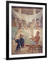 Italy, Naples, Naples Museum, from Pompeii, The Tragic Poet House (VI 8, 3-5), Alecesti and Admeto-Samuel Magal-Framed Photographic Print