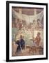 Italy, Naples, Naples Museum, from Pompeii, The Tragic Poet House (VI 8, 3-5), Alecesti and Admeto-Samuel Magal-Framed Photographic Print