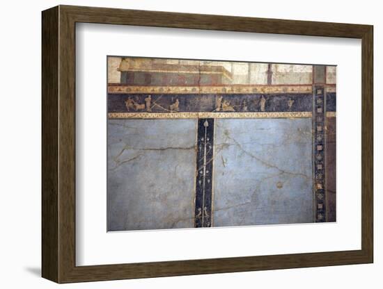 Italy, Naples, Naples Museum, from Pompeii, (VII 6, 28), Cubical 8, Architecture-Samuel Magal-Framed Photographic Print