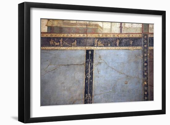 Italy, Naples, Naples Museum, from Pompeii, (VII 6, 28), Cubical 8, Architecture-Samuel Magal-Framed Photographic Print