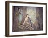 Italy, Naples, Naples Museum, from Pompeii, Woman Painter and a Bust of Bacchus-Samuel Magal-Framed Photographic Print