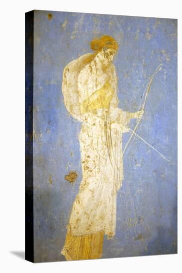 Italy, Naples, Naples Museum, from Stabia, Villa of Varanus or Ariadne (Bedroom), Diana (Artemis)-Samuel Magal-Stretched Canvas