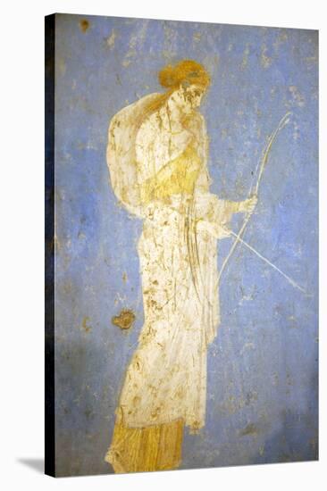 Italy, Naples, Naples Museum, from Stabia, Villa of Varanus or Ariadne (Bedroom), Diana (Artemis)-Samuel Magal-Stretched Canvas