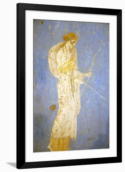 Italy, Naples, Naples Museum, from Stabia, Villa of Varanus or Ariadne (Bedroom), Diana (Artemis)-Samuel Magal-Framed Photographic Print