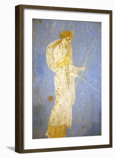 Italy, Naples, Naples Museum, from Stabia, Villa of Varanus or Ariadne (Bedroom), Diana (Artemis)-Samuel Magal-Framed Photographic Print