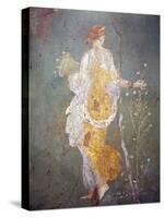 Italy, Naples, Naples Museum, from Stabia, Villa of Varanus or Ariadne, Flora (Khloris)-Samuel Magal-Stretched Canvas