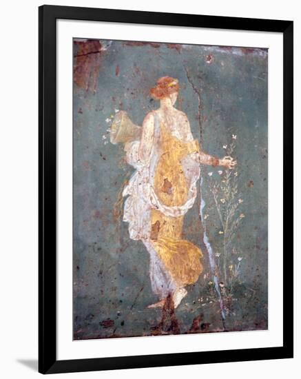 Italy, Naples, Naples Museum, from Stabia, Villa of Varanus or Ariadne, Flora (Khloris)-Samuel Magal-Framed Photographic Print