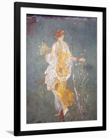 Italy, Naples, Naples Museum, from Stabia, Villa of Varanus or Ariadne, Flora (Khloris)-Samuel Magal-Framed Photographic Print