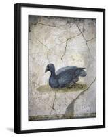 Italy, Naples, Naples Museum, from the Villa of Arianna in Stabiae, Crouching bird-Samuel Magal-Framed Photographic Print