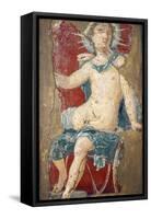 Italy, Naples, Naples Museum, from the Villa of Arianna in Stabiae, Helios sitting on his Chariot-Samuel Magal-Framed Stretched Canvas