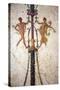 Italy, Naples, Naples Museum, from the Villa of Arianna in Stabiae, Naked Flying Figures-Samuel Magal-Stretched Canvas