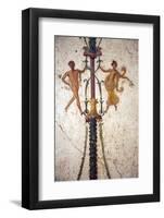 Italy, Naples, Naples Museum, from the Villa of Arianna in Stabiae, Naked Flying Figures-Samuel Magal-Framed Photographic Print