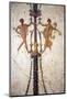 Italy, Naples, Naples Museum, from the Villa of Arianna in Stabiae, Naked Flying Figures-Samuel Magal-Mounted Photographic Print