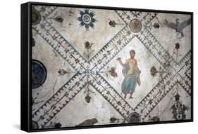 Italy, Naples, Naples Museum, from the Villa of Arianna in Stabiae, Wall Decoration-Samuel Magal-Framed Stretched Canvas