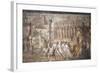 Italy, Naples, Naples Museum, from Villa Ariadne, Stabia, Pompeii, (Region IX 7, 16), Trojan Horse-Samuel Magal-Framed Photographic Print